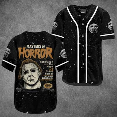 Michael Myers Baseball Jersey Halloween Is... The Night He Came Home Gift For Husband