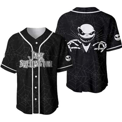 Jack Skellington Baseball Jersey The Nightmare Before Christmas Gift For Friends
