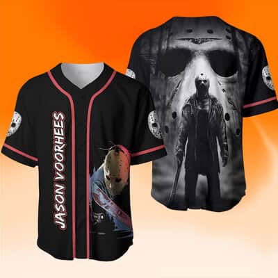 Halloween Jason Voorhees Baseball Jersey Friday The 13th Gift For Best Friend