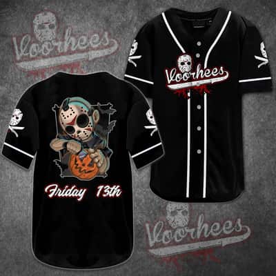 Cool Jason Voorhees Baseball Jersey Friday The 13th Gift For Him