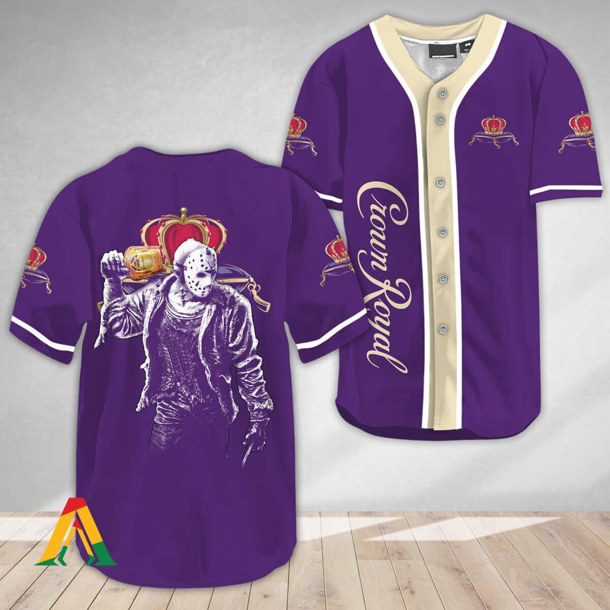 Halloween Jason Voorhees Baseball Jersey My Crown Royal Gift For Dad