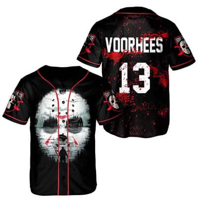 Jason Voorhees Baseball Jersey Friday The 13th Gift For Friends