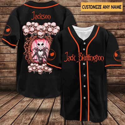Customize Jack Skellington Baseball Jersey The Nightmare Before Christmas Gift For Dad