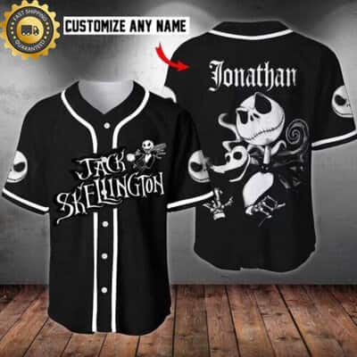 Customize Jack Skellington Baseball Jersey Gift For Best Friend