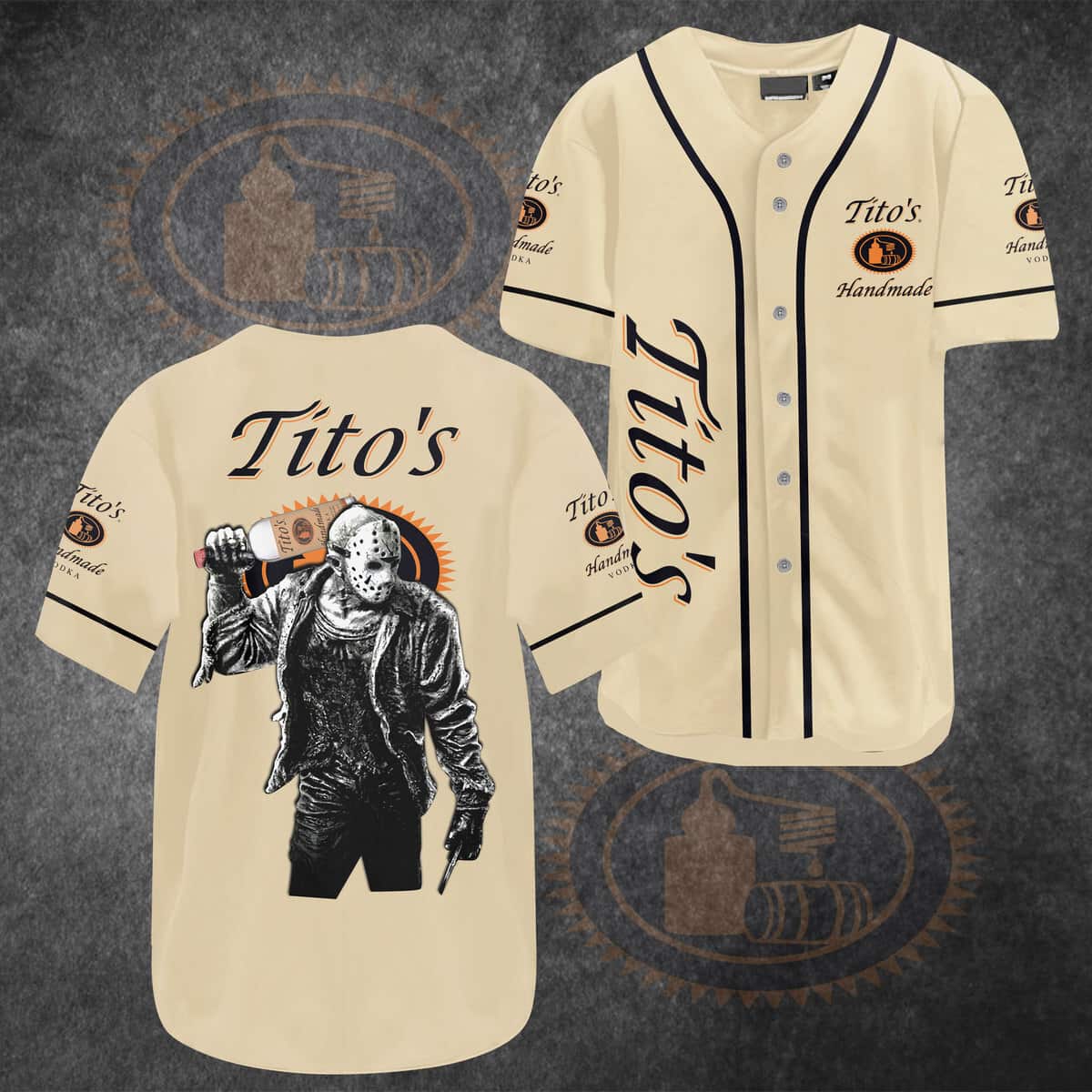 Halloween Jason Voorhees Baseball Jersey Tito's Gift For Fans