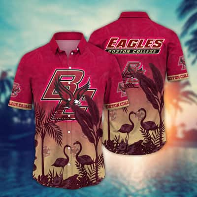 NCAA Boston College Eagles Hawaiian Shirt Best Gift For Grandpa