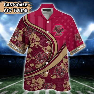 NCAA Boston College Eagles Mickey Mouse Hawaiian Shirt - Trendy Aloha