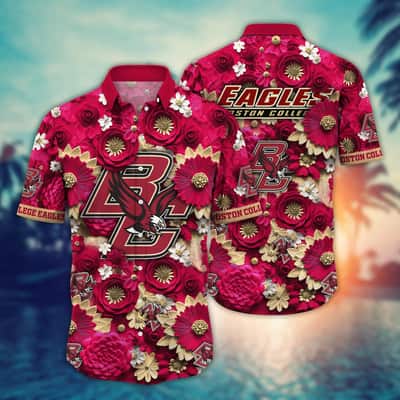 NCAA Boston College Eagles Hawaiian Shirt Practical Beach Gift For Family