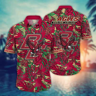 Colorful Aloha NCAA Boston College Eagles Hawaiian Shirt Trending Gift For Friend