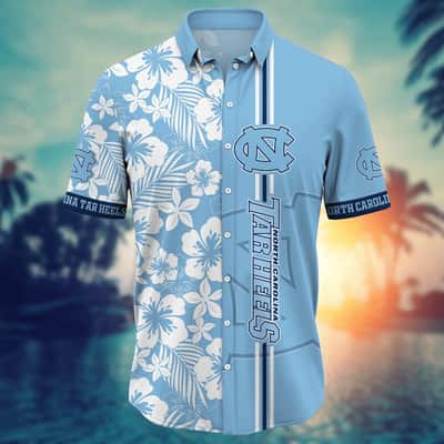 Floral Aloha North Carolina Tar Heels NCAA Hawaiian Shirt Cool Summer Gift