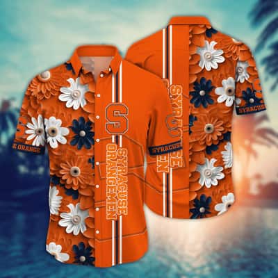 Basic Aloha NCAA Syracuse Orange Hawaiian Shirt Summer Holiday Gift