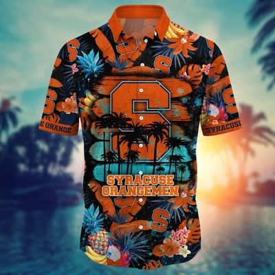 Colorful Aloha NCAA Syracuse Orange Hawaiian Shirt Beach Vacation Gift