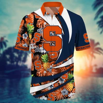 Summer NCAA Syracuse Orange Hawaiian Shirt Gift For Beach Lovers