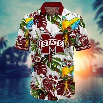 NCAA Mississippi State Bulldogs Hawaiian Shirt Summer Holiday Gift For Boyfriend