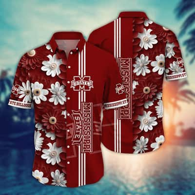 Kansas City Royals Logo And Red Pink White Hibiscus 3D Hawaiian Shirt For  Fans