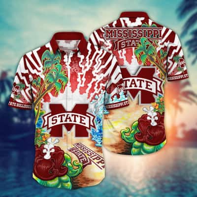 Colorful Aloha NCAA Mississippi State Bulldogs Hawaiian Shirt Summer Vacation Gift