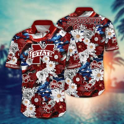 NCAA Mississippi State Bulldogs Hawaiian Shirt Independence Day Gift For Best Friend