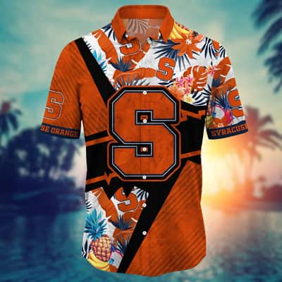 Tropical Aloha Syracuse Orange NCAA Hawaiian Shirt Gift For Beach Lovers