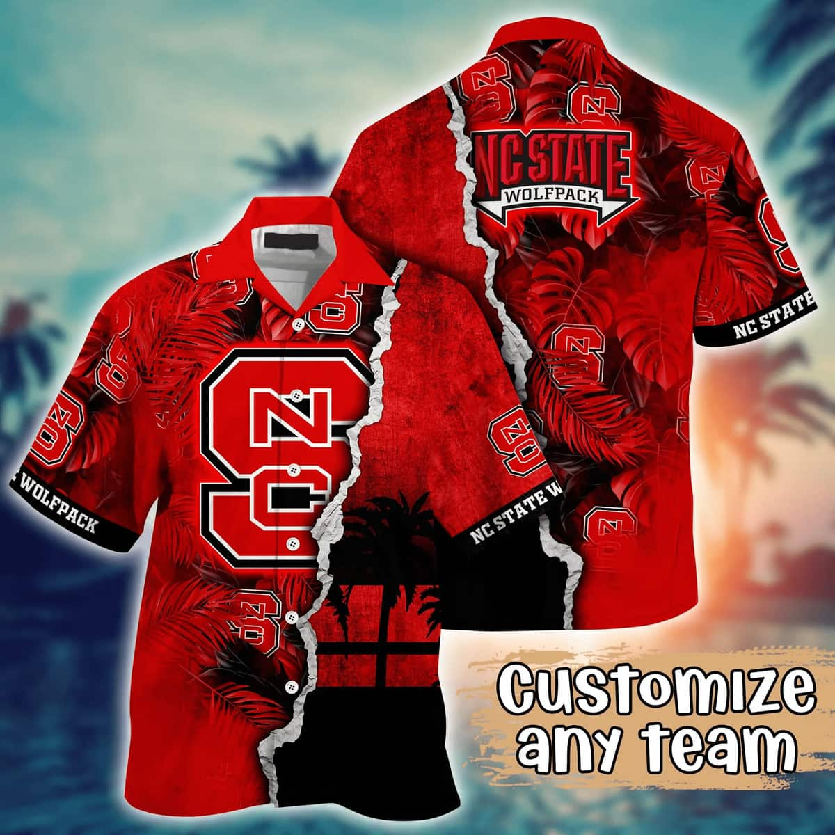 Summer Aloha NCAA NC State Wolfpack Hawaiian Shirt Pineapple Gift