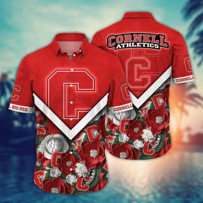 Floral Aloha NCAA Cornell Big Red Hawaiian Shirt Trendy Gift For Best Friend