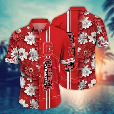 NCAA Cornell Big Red Hawaiian Shirt Trendy Summer Gift For Boyfriend