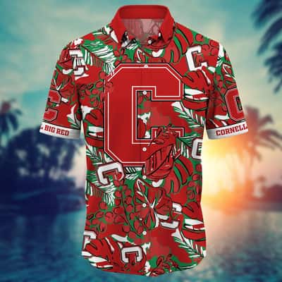 Colorful Aloha NCAA Cornell Big Red Hawaiian Shirt Summer Holiday Gift
