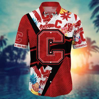 NCAA Cornell Big Red Hawaiian Shirt Practical Beach Gift For Best Friend