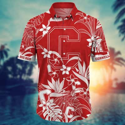 Classic Aloha NCAA Cornell Big Red Hawaiian Shirt Summer Gift For Friend