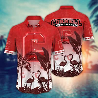 Vintage Aloha NCAA Cornell Big Red Hawaiian Shirt Practical Beach Gift For Friends