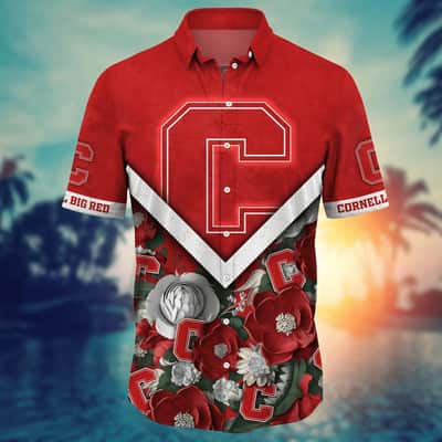 Trending Aloha NCAA Cornell Big Red Hawaiian Shirt Summer Vacation Gift