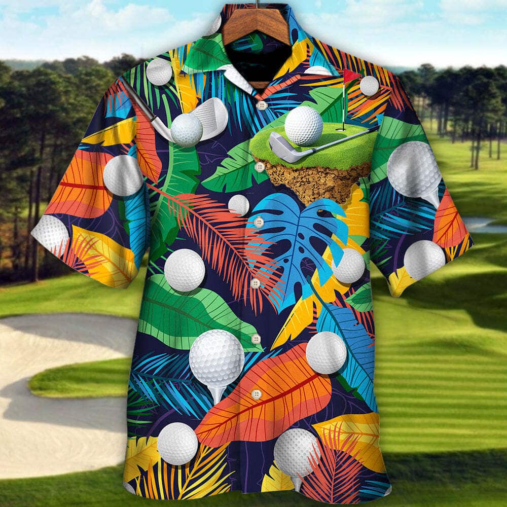 Funny Hawaiian Shirt It Takes A Lot Of Balls To Golf The Way I Do Tropical Gift For Brother