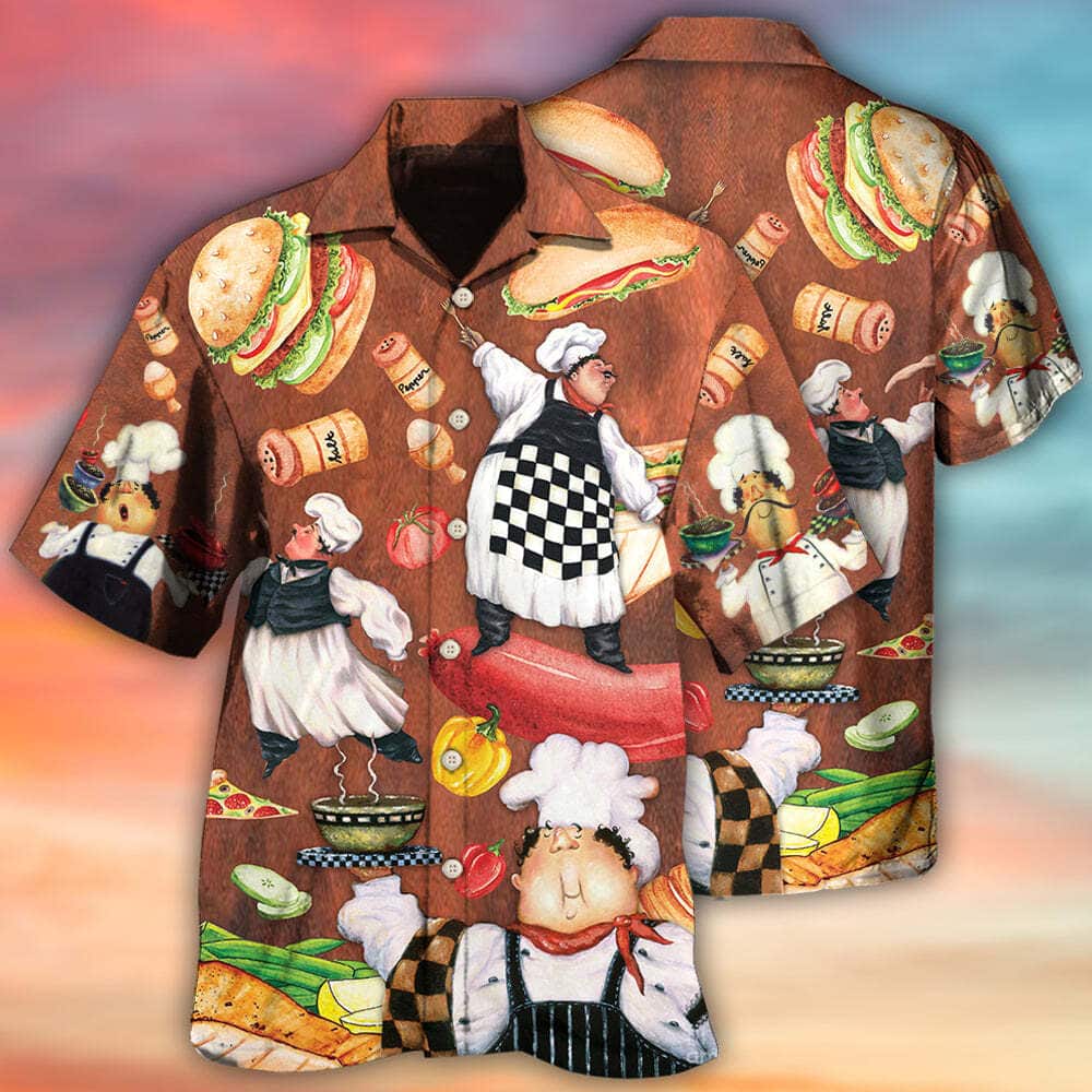 Cool Style Funny Hawaiian Shirt Chef Gift For Mom