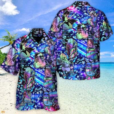 Colorful Funny Hawaiian Shirt Wishing You Much Hap-Pens Gift For Star Wars Lovers