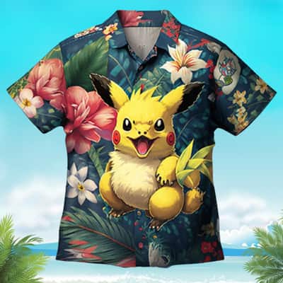 Aloha Pokemon Hawaiian Shirt Cool Pikachu Trendy Summer Gift