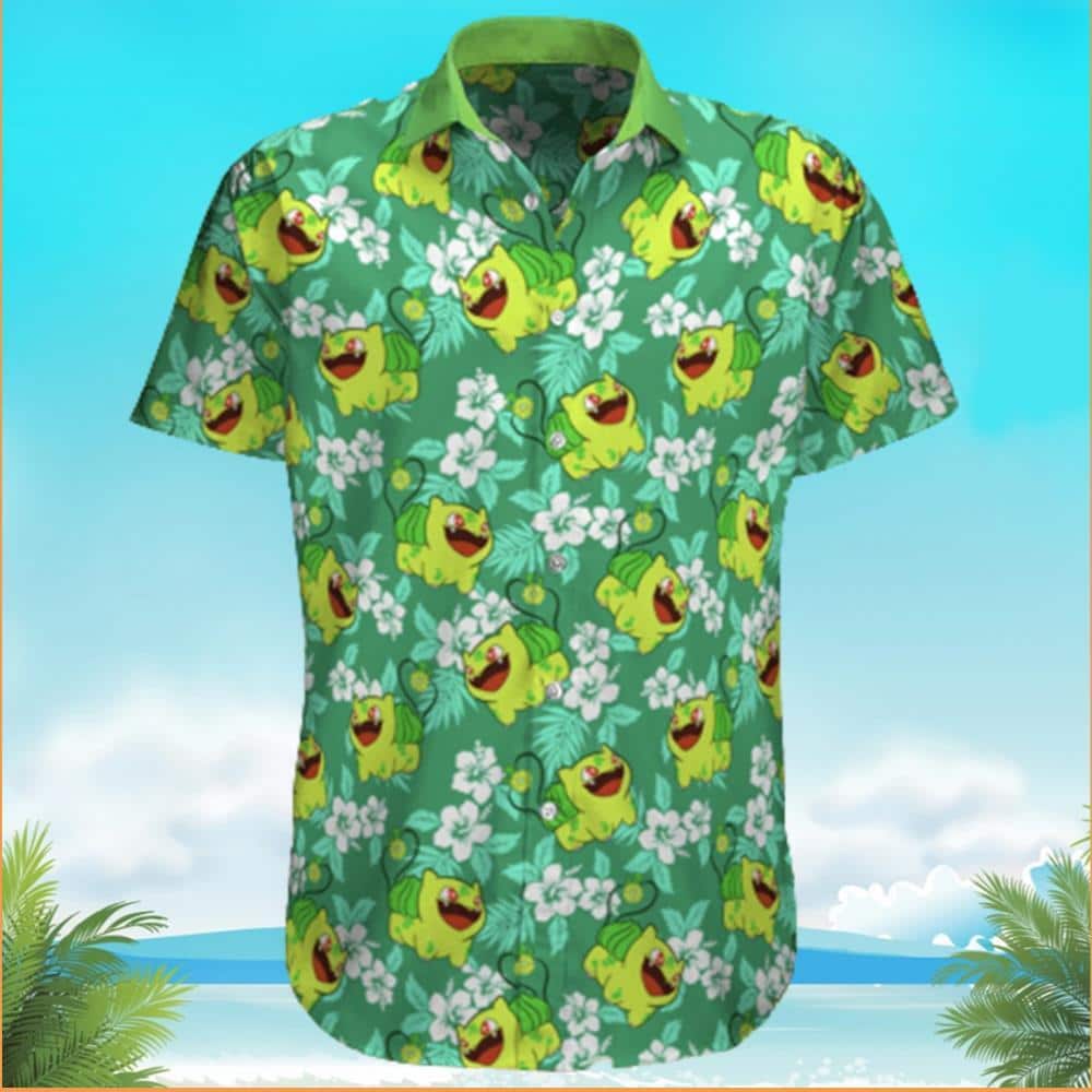Aloha Pokemon Hawaiian Shirt Cute Bulbasaur Summer Gift For Friend