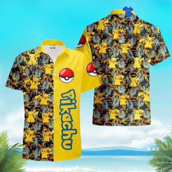 Summer Aloha Pokemon Hawaiian Shirt Pikachu Gift For Beach Lovers