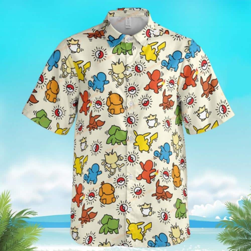 Cool Aloha Pokemon Hawaiian Shirt Summer Gift For Friends