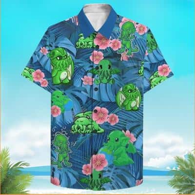 Aloha Pokemon Hawaiian Shirt Chibi Cthulhu Gift For Beach Vacation
