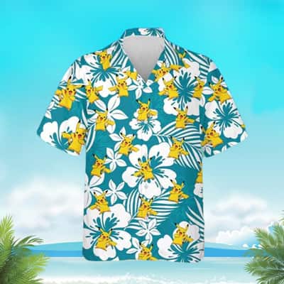 Aloha Pokemon Hawaiian Shirt Pikachu Summer Beach Gift