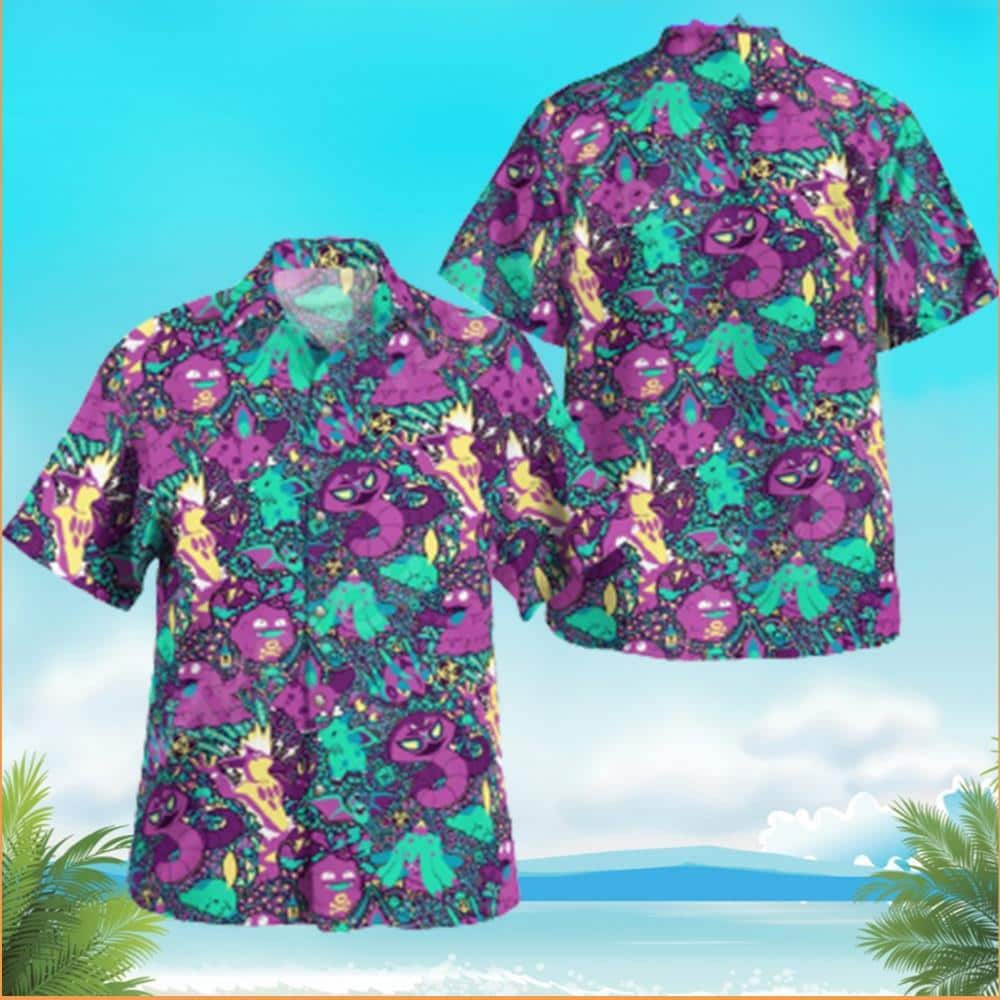 Tropical Aloha Pokemon Hawaiian Shirt Gift For Dad