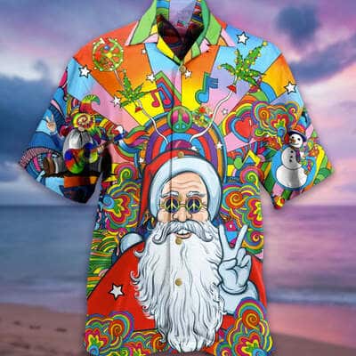Funny Santa Claus Hawaiian Shirt Christmas Gift For Beach Vacation