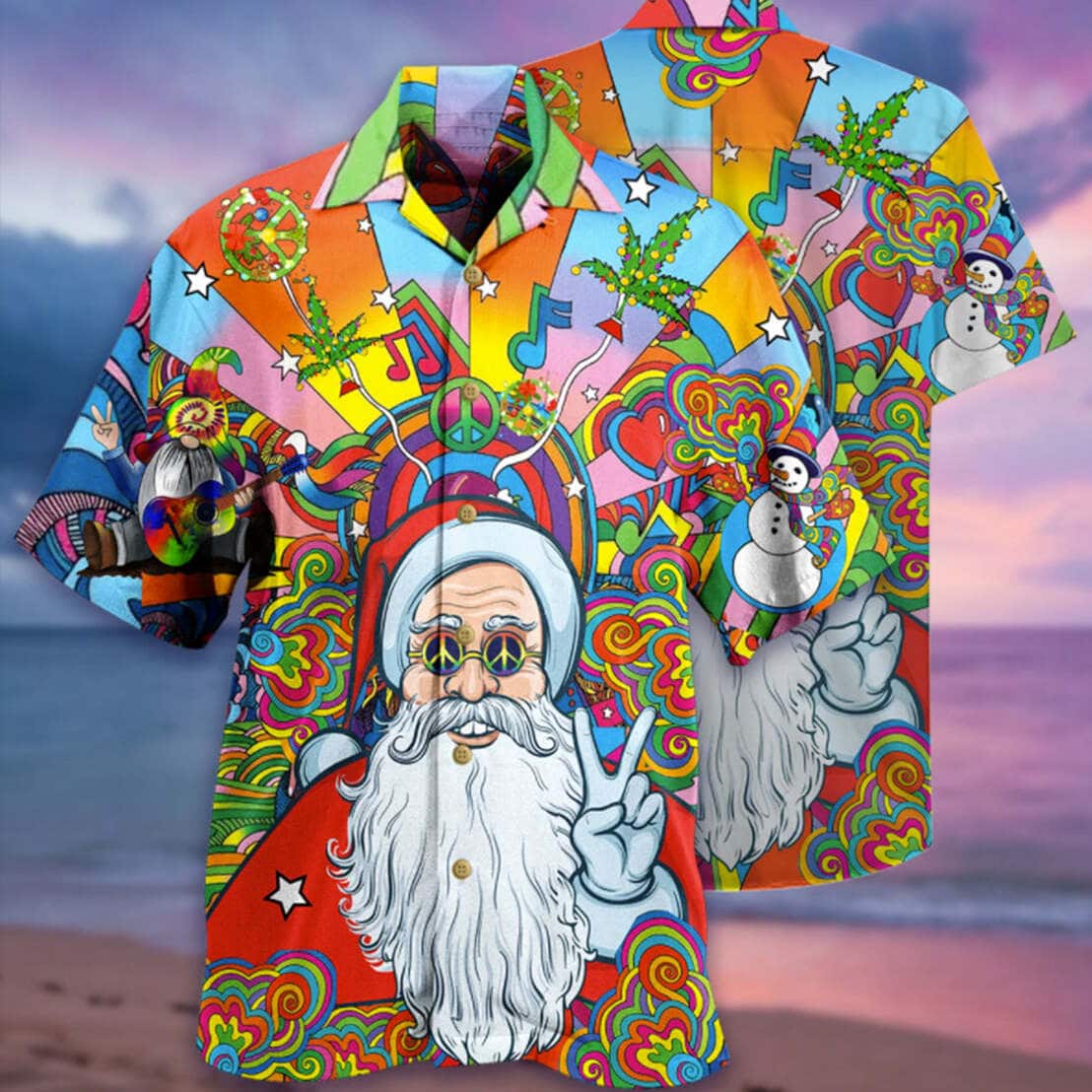 Funny Santa Claus Hawaiian Shirt Christmas Gift For Beach Vacation