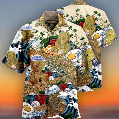 Funny Food Amazing Ramen Life Hawaiian Shirt Gift For Beach Trip