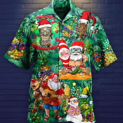 Christmas Funny Style Hawaiian Shirt Christmas Gift For Summer Lovers