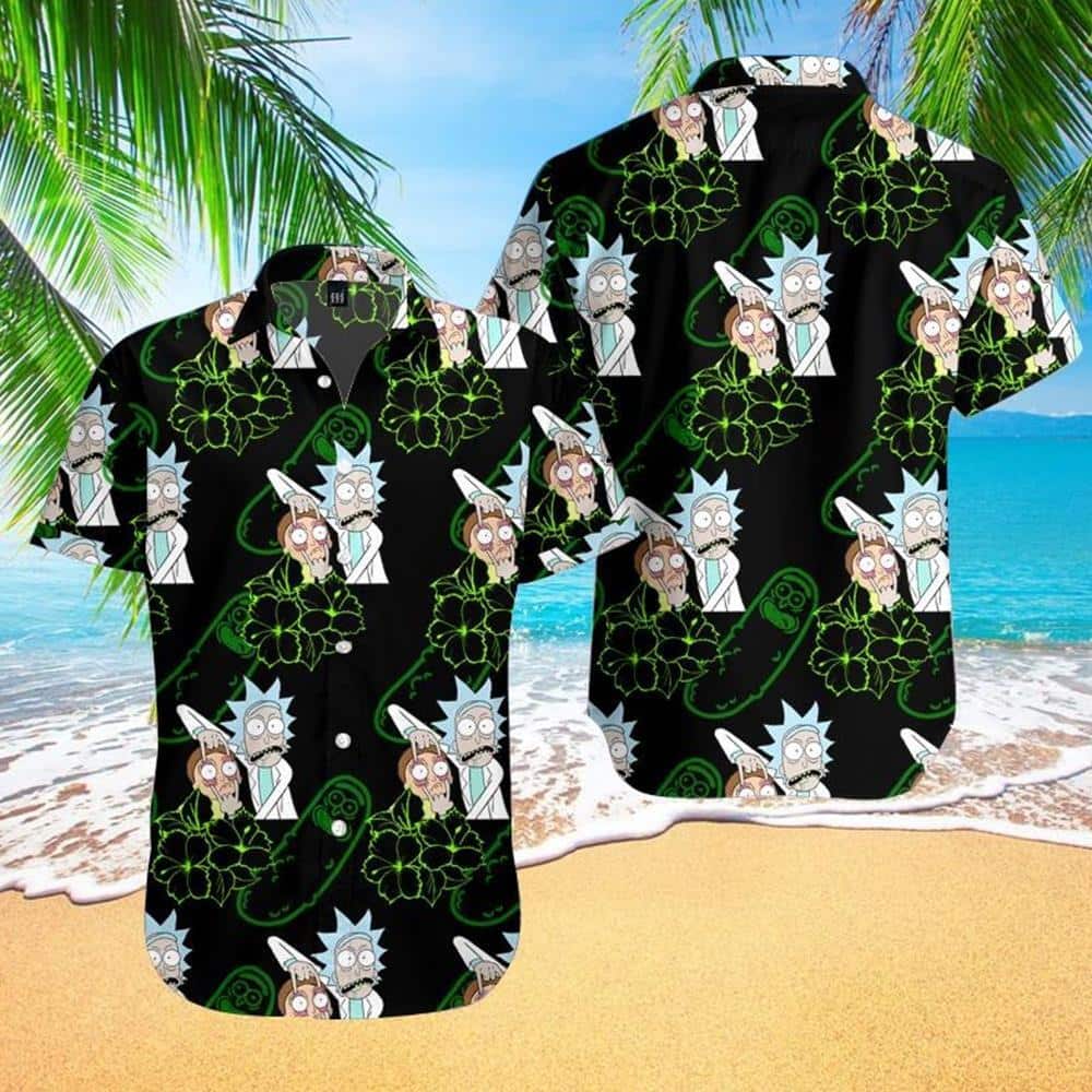 Aloha Rick And Morty Hawaiian Shirt Summer Aloha Beach Gift For Friend