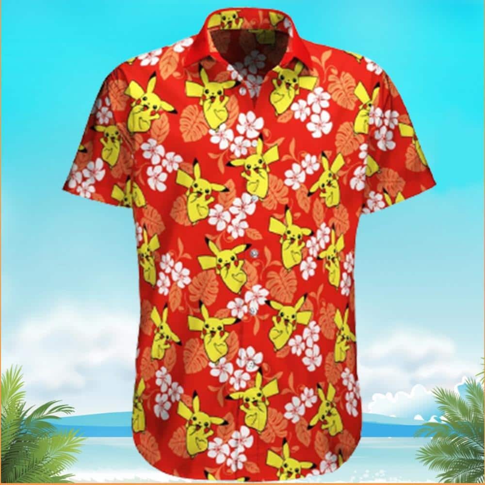 Tropical Aloha Pokemon Hawaiian Shirt Beach Gift For Family