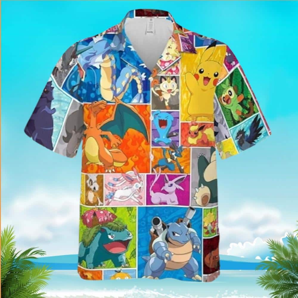 Aloha Summer Trip Family Pokemon Hawaiian Shirt Gift For Beach Vacation
