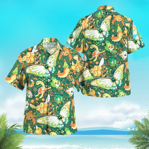 Bug Pokemon Hawaiian Shirt Gift For Beach Trip