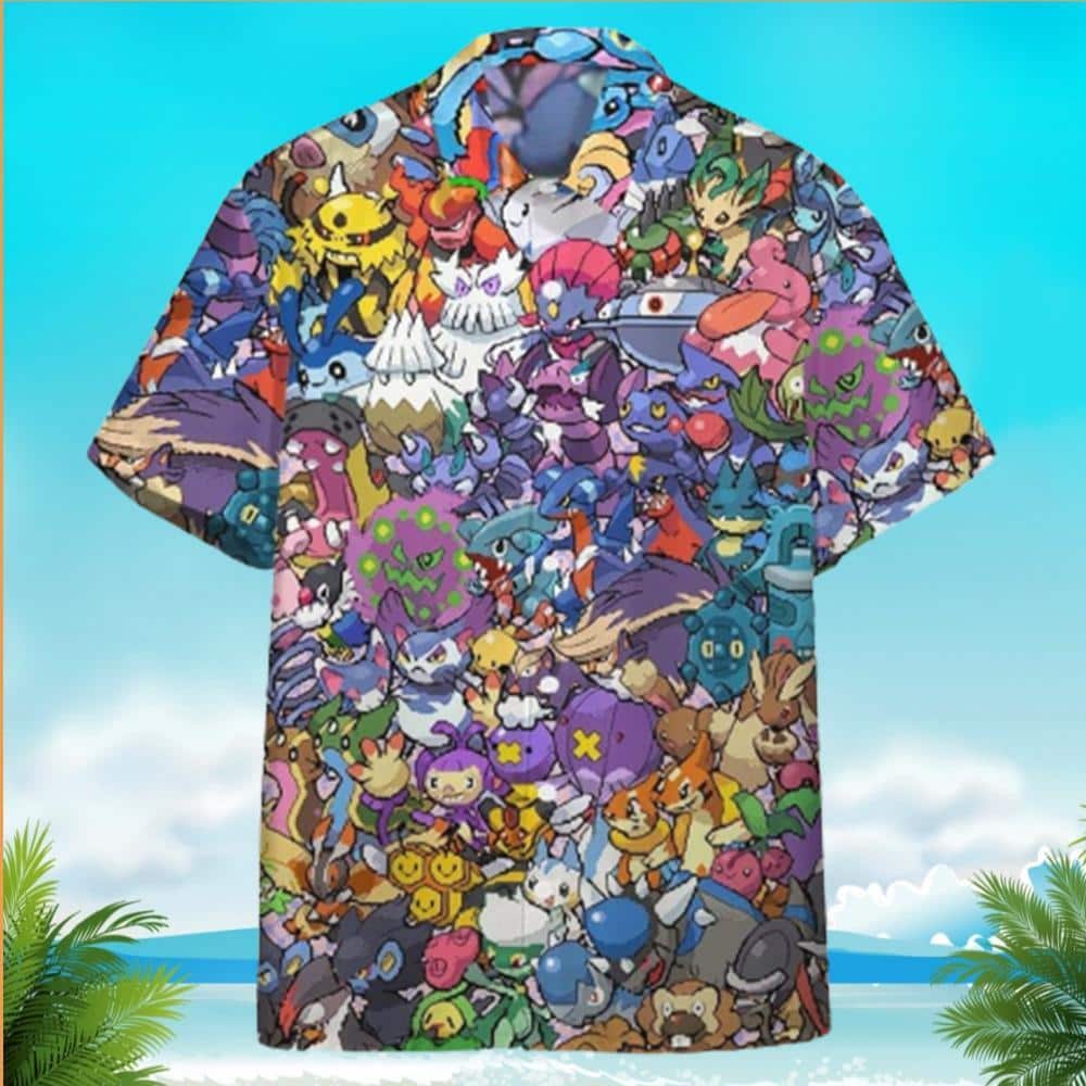 Special All The Pokemon That You Would Know Pokemon Hawaiian Shirt Summer Vacation Gift