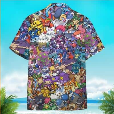 All The Pokemon That You Would Know Pokemon Hawaiian Shirt Summer Lovers Gift